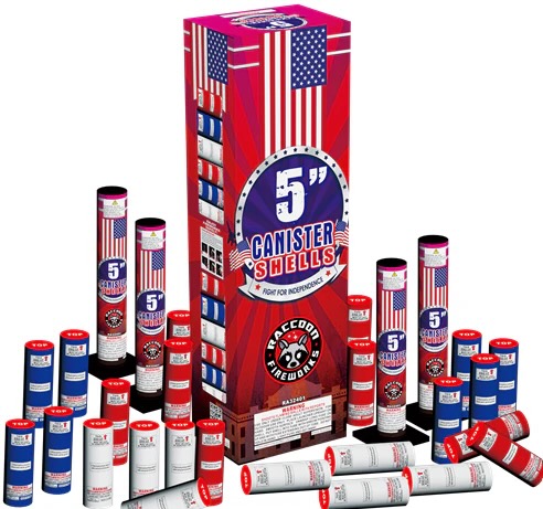 Coffret de bombes Independence Day (5" 60gram)